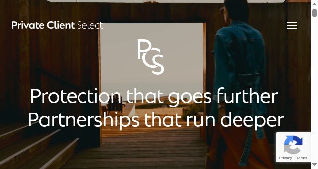 Screenshot of privateclientselect.com