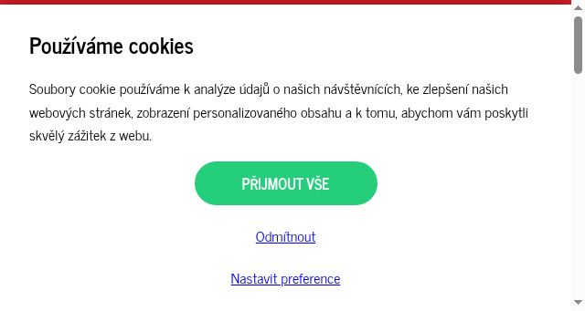 Screenshot of prodejnyzeman.cz