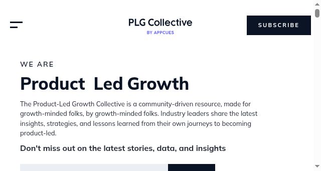 Screenshot of productled.org