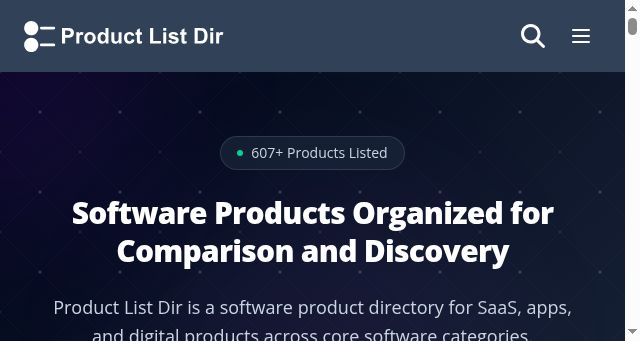 Screenshot of productlistdir.com