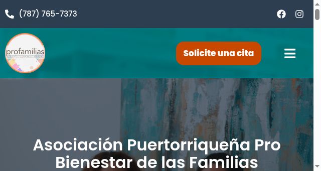 Screenshot of profamiliaspr.org