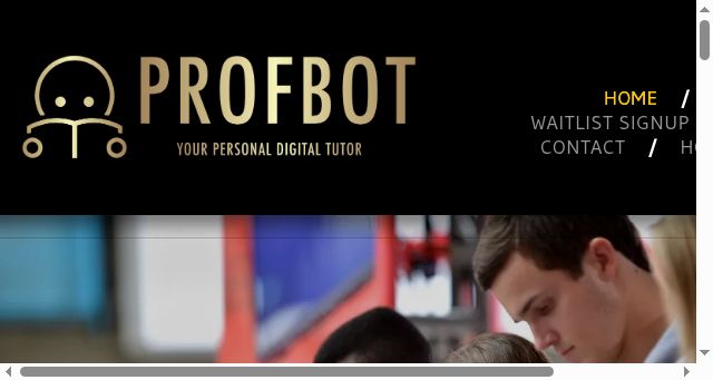 Screenshot of profbot.ai