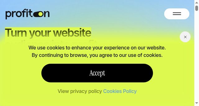 Screenshot of profiton.com