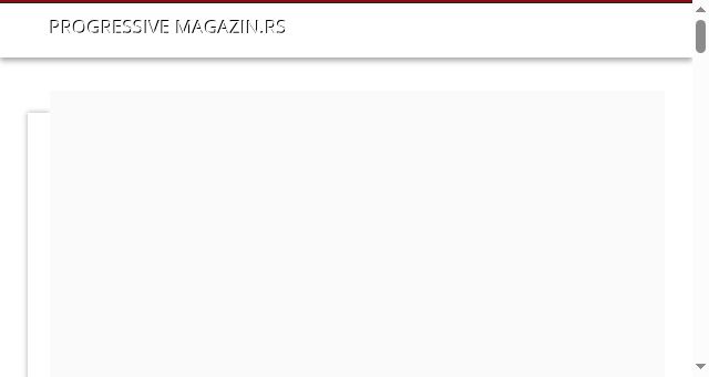 Screenshot of progressivemagazin.rs