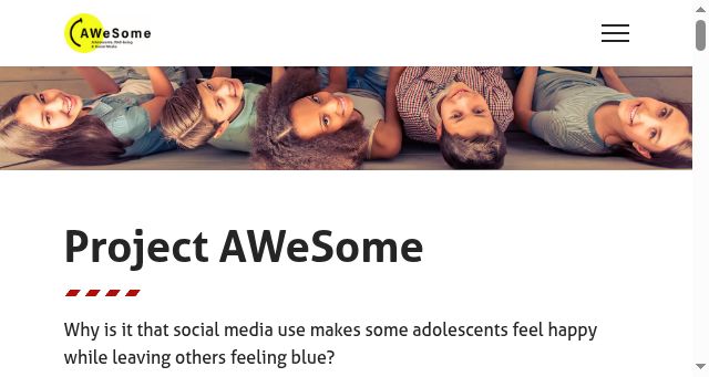 Screenshot of project-awesome.nl