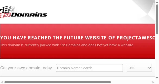 Screenshot of projectawesome.nz