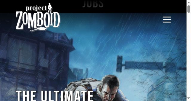 Screenshot of projectzomboid.com