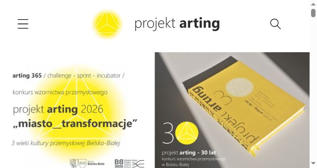 Screenshot of projektarting.pl