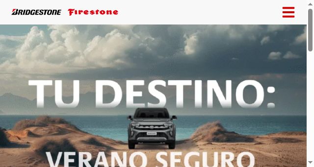 Screenshot of promobridgestonefirestone.com.ar
