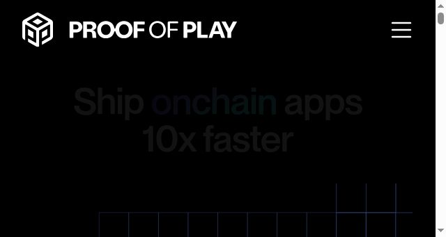 Screenshot of proofofplay.com