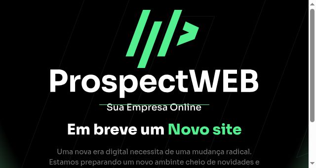 Screenshot of prospectweb.com.br