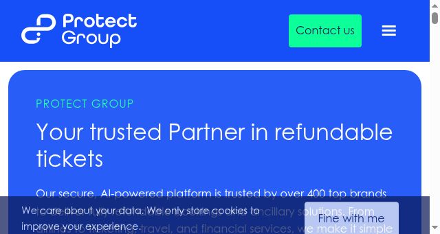 Screenshot of protect.group