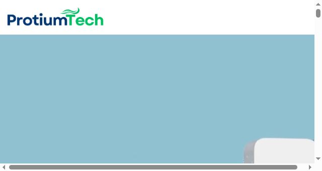 Screenshot of protiumtech.com