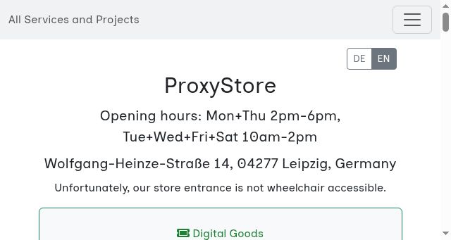 Screenshot of proxysto.re