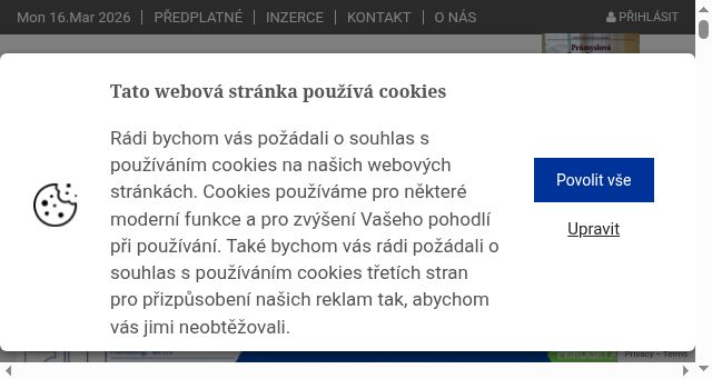 Screenshot of prumyslovaekologie.cz