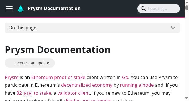 Screenshot of prylabs.network
