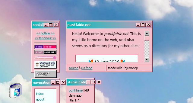 Screenshot of punkfairie.net