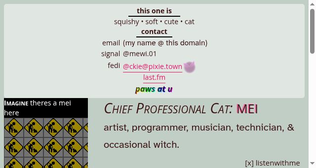 Screenshot of puppycat.house