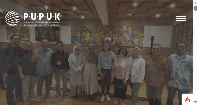 Screenshot of pupuk.or.id