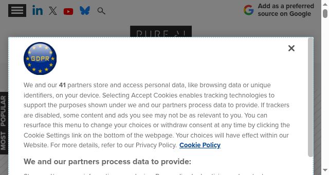 Screenshot of pureai.com