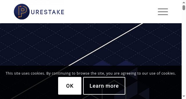 Screenshot of purestake.com