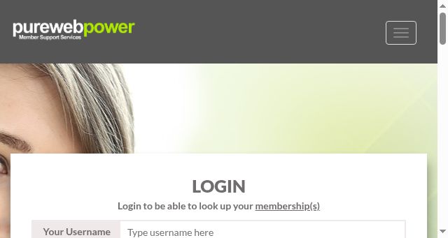 Screenshot of purewebpower.com