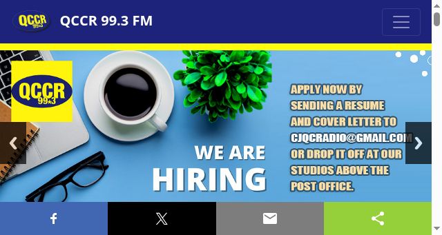 Screenshot of qccrfm.com