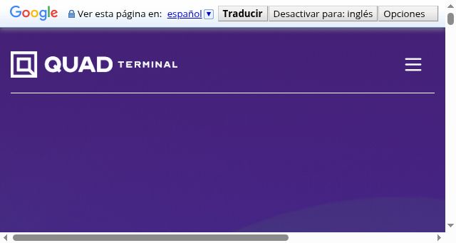 Screenshot of quadterminal.com