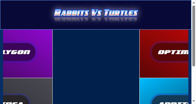 Screenshot of rabbitsvsturtles.com