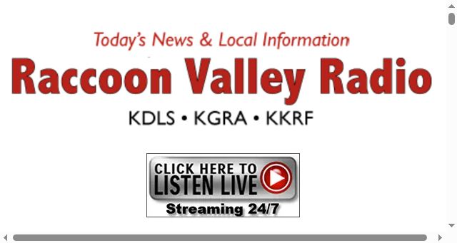 Screenshot of raccoonvalleyradio.com