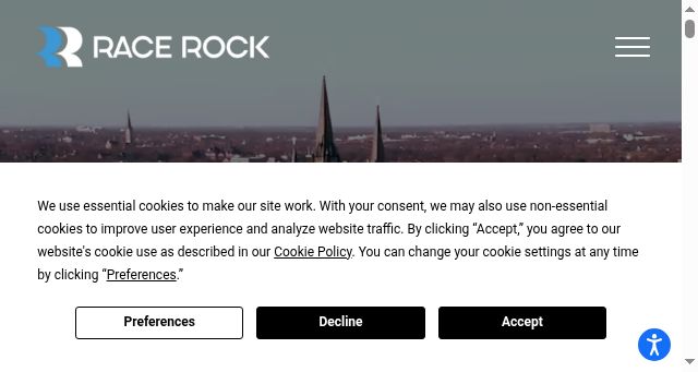 Screenshot of racerock.com