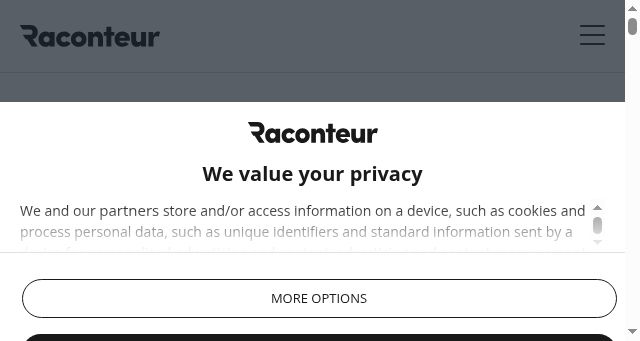 Screenshot of raconteur.net