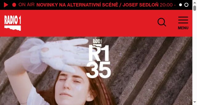 Screenshot of radio1.cz