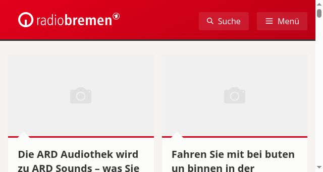 Screenshot of radiobremen.de