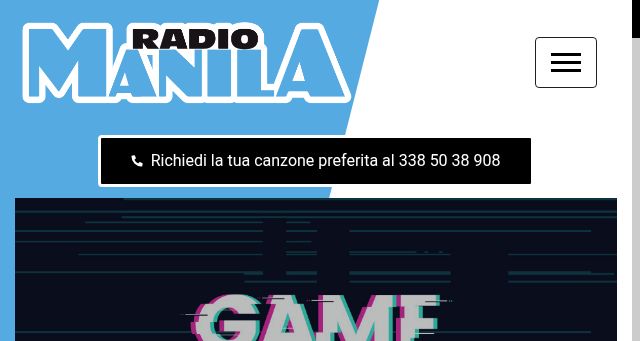 Screenshot of radiomanila.it