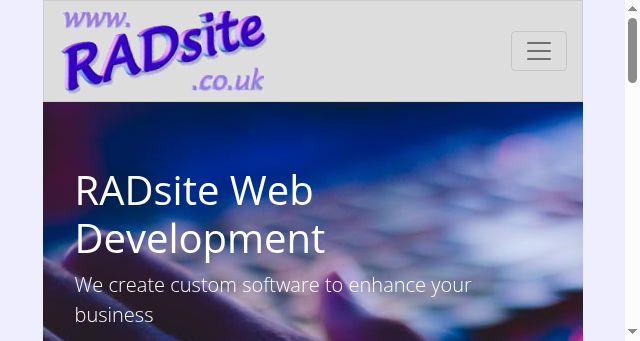 Screenshot of radsite.co.uk