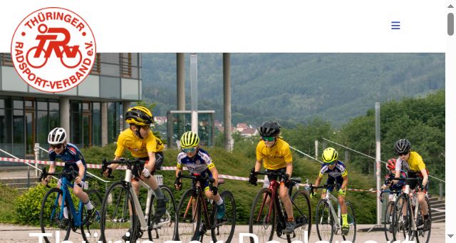 Screenshot of radsport-thueringen.de