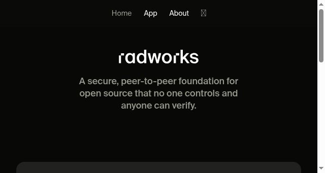 Screenshot of radworks.org