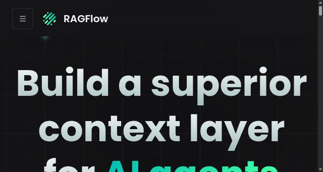Screenshot of ragflow.io