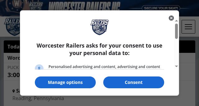 Screenshot of railershc.com