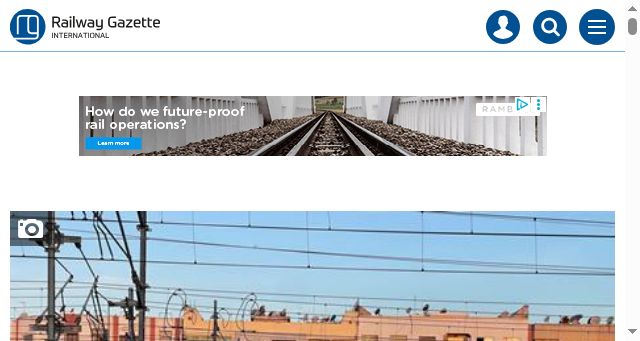 Screenshot of railwaygazette.com