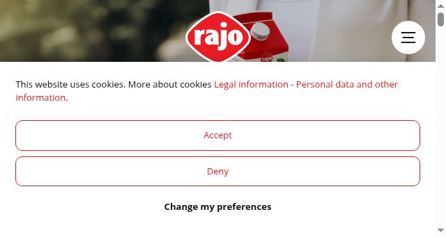 Screenshot of rajo.sk