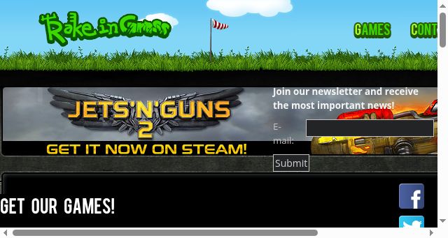 Screenshot of rakeingrass.com