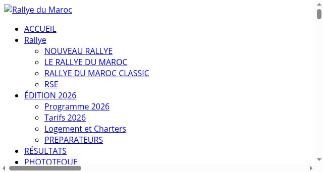Screenshot of rallyemaroc.com