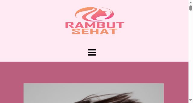 Screenshot of rambutsehat.com