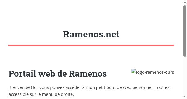 Screenshot of ramenos.net