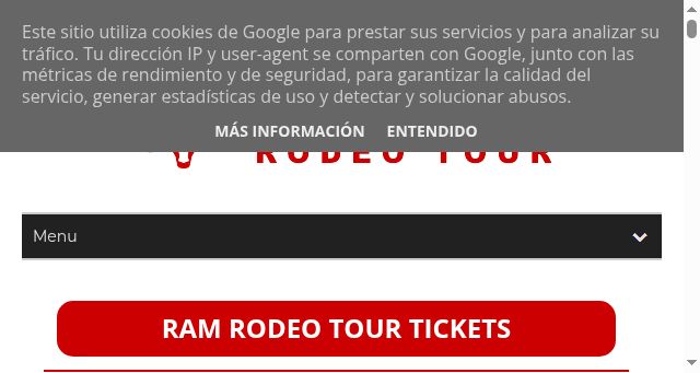 Screenshot of ramrodeoontario.com
