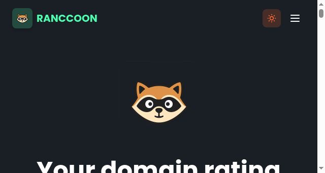 Screenshot of ranccoon.com