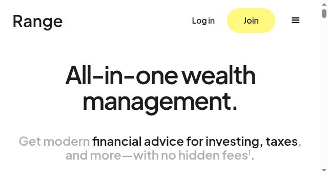 Screenshot of range.com