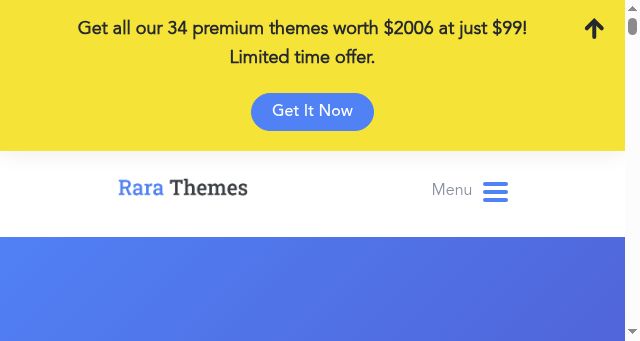 Screenshot of rarathemes.com
